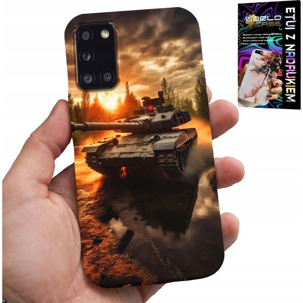 Custodia Per Samsung Galaxy A31 - Carro Armato, Guerra, Militare, Militari, Disegni-image