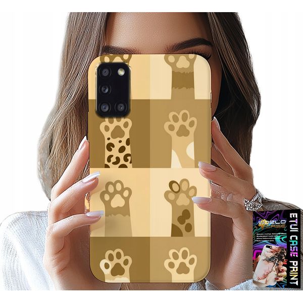 Custodia Per Samsung Galaxy A31 - Love Cat, Disegni Con Gatti, Zampe Di Gatto-image