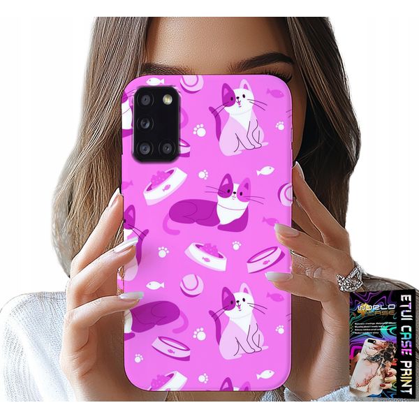 Custodia Per Samsung Galaxy A31 - Love Cat, Disegni Con Gatti, Cover-image