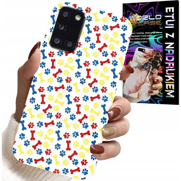 Custodia Per Samsung Galaxy A31 - Bone Paws Dog Patrol Cartoon + Vetro-image