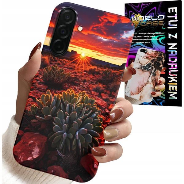 Custodia Per Samsung Galaxy A36 5G - Custodia Vista Deserto Messicano + Vetro-image