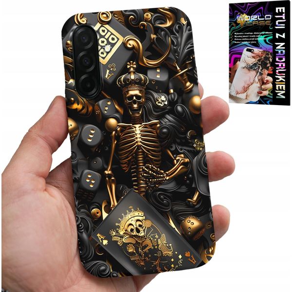 Custodia Per Samsung Galaxy A36 5G - Re Poker Dadi Asso Disegni Per Uomini + Vetro-image