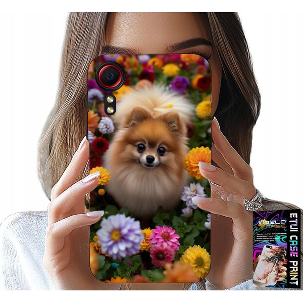 Custodia Per Samsung Galaxy Xcover 7 - Cane Carino, Custodia Pomerania + Vetro-image