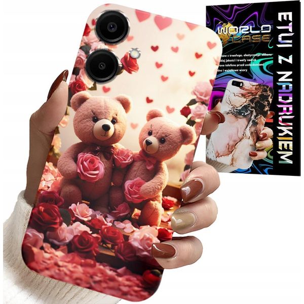 Custodia Per Samsung Galaxy A06 5G - Orsacchiotti, Ti Amo, Cuori Tanti Design Per La Custodia-image
