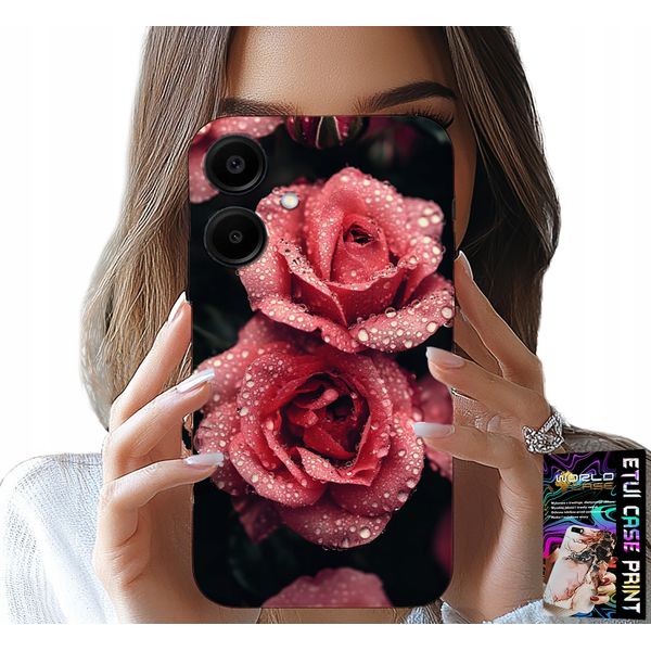 Custodia Per Samsung Galaxy A06 5G - Bellissime Rose Rosa, Motivi Floreali, Custodia-image