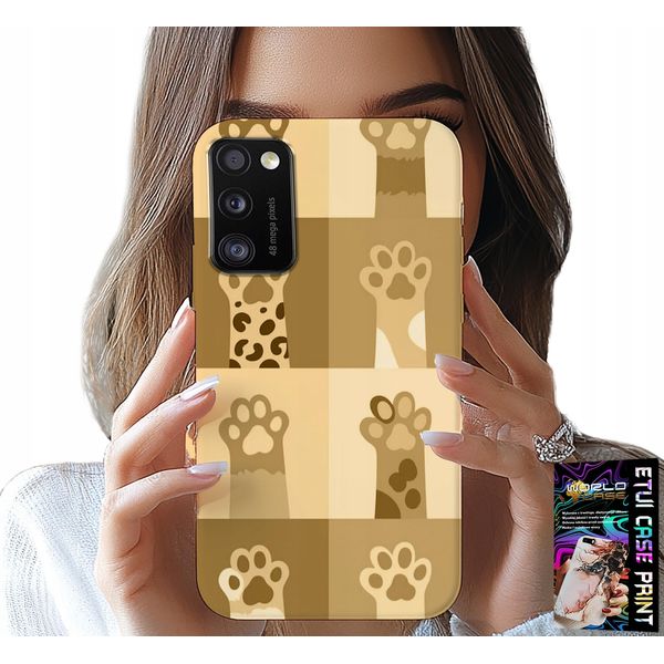 Custodia Per Samsung Galaxy A41 - Love Cat, Disegni Con Gatti, Zampe Di Gatto-image