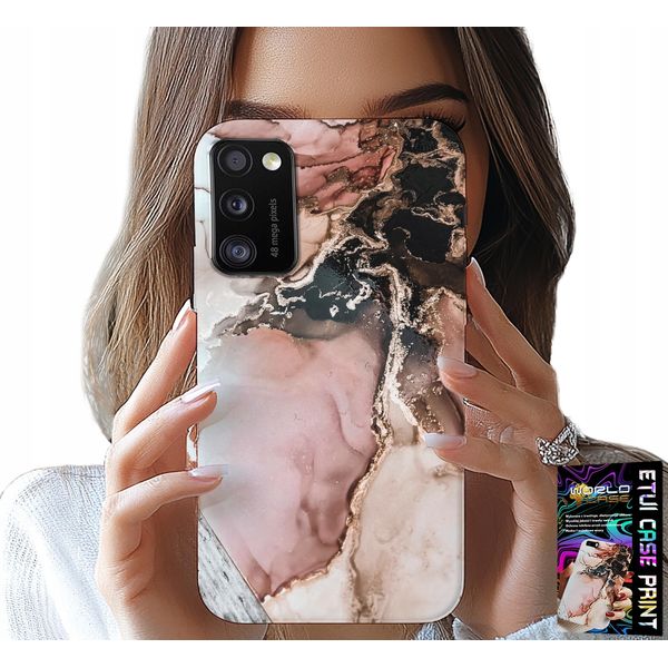 Custodia Per Samsung Galaxy A41 - Elegante Moda Marmo + Vetro-image