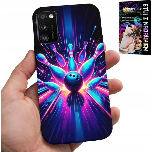 Custodia Per Samsung Galaxy A41 - Cover Bowling Strike, Retro-image