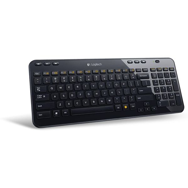 Logitech Wireless Keyboard K360 - Tastatur - Kabellos - 2.4 Ghz - Deutsch-image