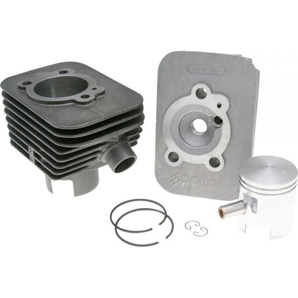 Kit Cilindro Polini Ghisa Grigia Sport 63Cc 10Mm Pistone Spinotto Per Piaggio Ciao-image