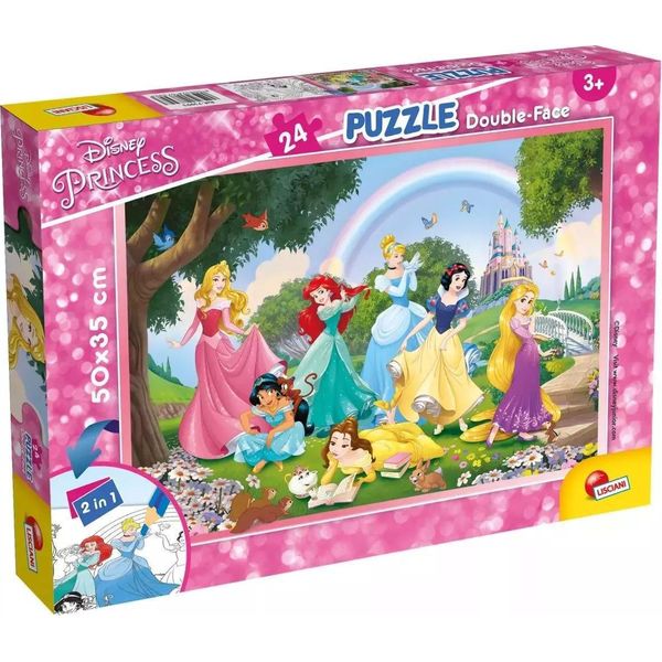 Puzzle Bifacciale 24El Princess. Principessa 73993 Lisciani P12-image