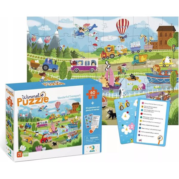 Puzzle Dodo Trasporto In Campagna 60 Pezzi-image