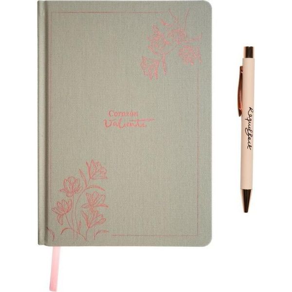 Erik Editores Raquel Beck Set Premium A5 Taccuino Con Penna Verde Verde Taglia Unica-image