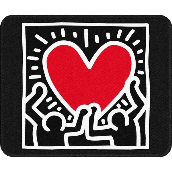 Erik Editores Keith Haring Xl Mouse Pad Trasparente Trasparente Taglia Unica-image
