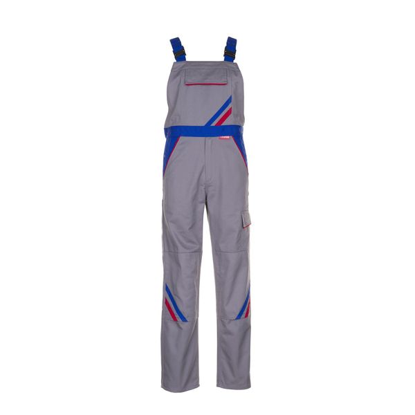 Pantaloni Da Lavoro Salopette Highline Zinco/Blu Fiordaliso/Rosso Taglia 29-image