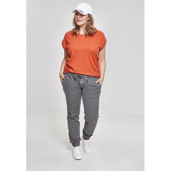 Urban Classics Donna - Camicia A Spalla Estesa Arancione - Xl-image