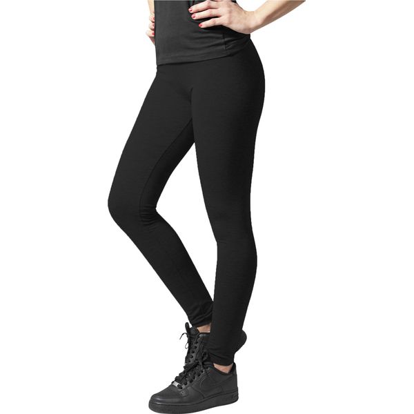 Urban Classics - Leggings In Jersey Da Donna, Nero - 3XL-image