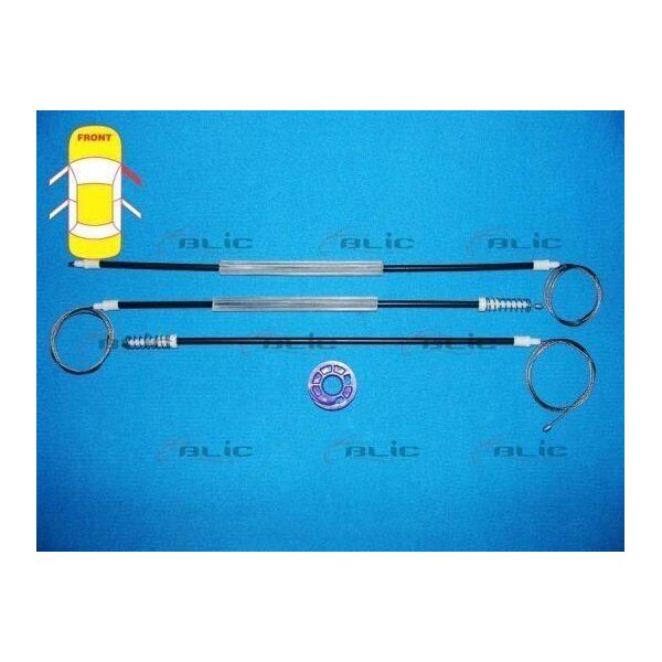 Blic 6205-01-053806P - Oe 6R4 837 462 D Kit Di Riparazione, Regolatore Del Finestrino Anteriore Destro Per Polo (6C, 6R)-image
