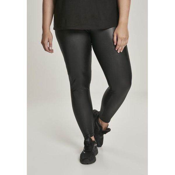 Urban Classics Donna - Leggings A Vita Alta In Lederimitat - Xl-image