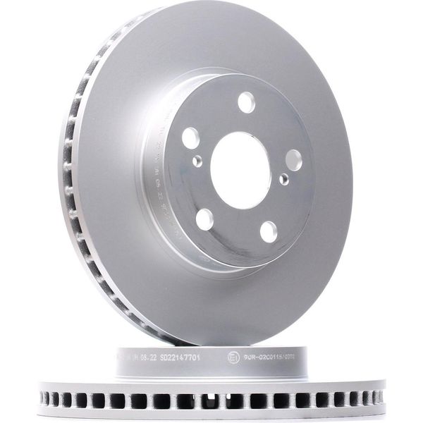 Ate 24.0125-0196.1 - Oe 43512 47040 Disco Freno Per Ct (ZWA10), Prius (W3)-image