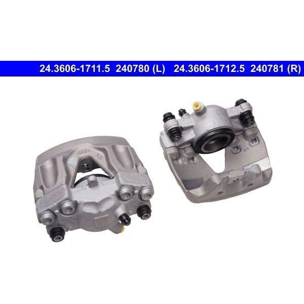 Pinza Freno Anteriore Sinistra Ate Adatta Per MERCEDES-BENZ Classe C Berlina (W204) Ø60Mm 24.3606-1711.5-image