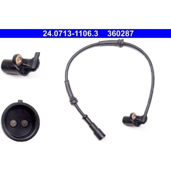 Ate 24.0713-1106.3 - Sensore Abs Oe 77 00 425 825 Per Twingo I (C06), Twingo I (S06)-image