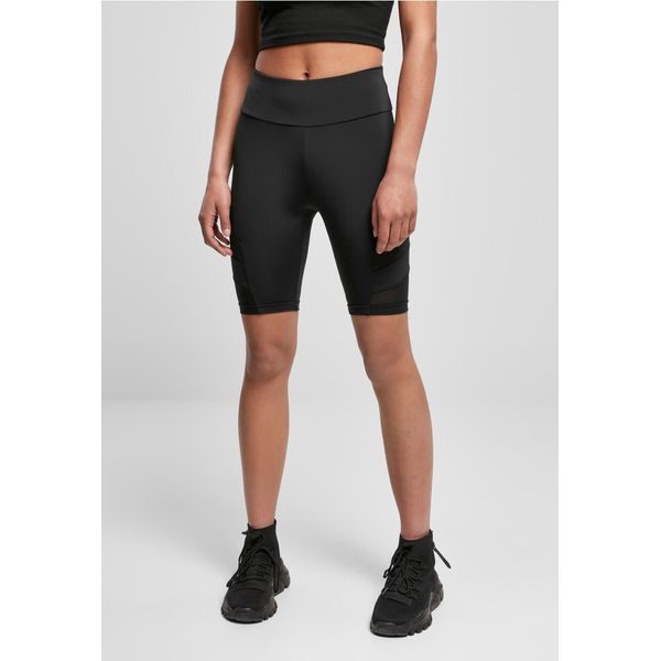 Urban Classics TB4354 | Pantaloncini Da Ciclismo A Vita Alta In Rete - Colore: Nero - Taglia: Xs-image