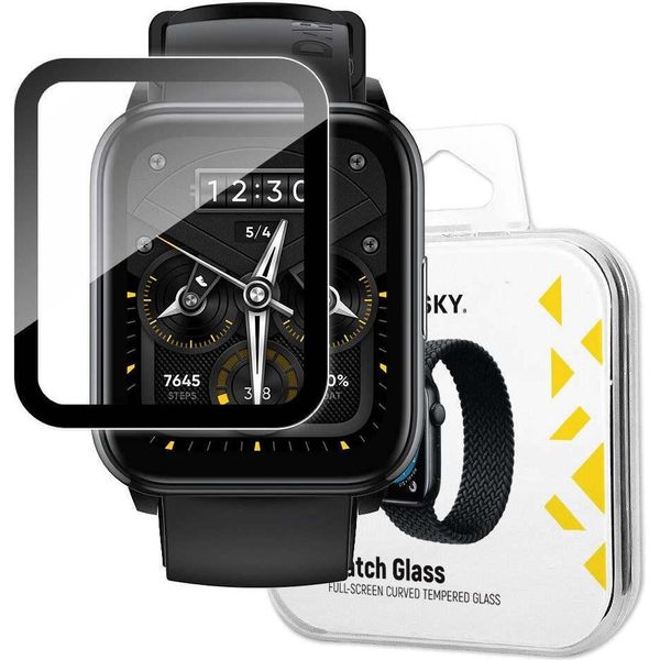 Wozinsky Watch Glass Vetro Ibrido Per Realme Watch 2 Pro Nero-image
