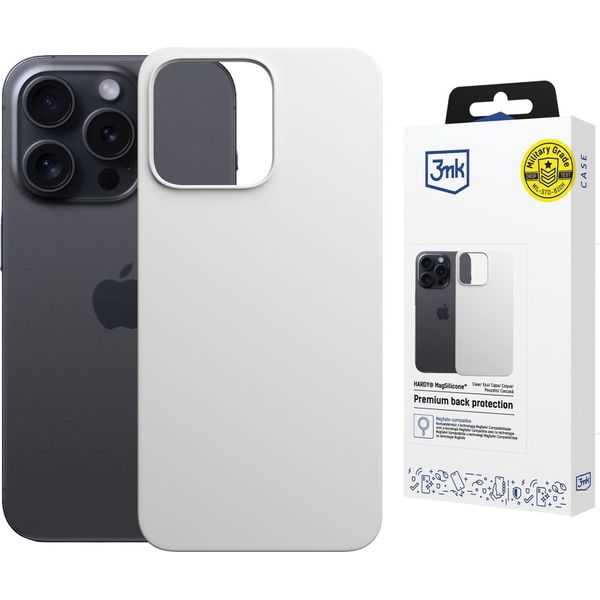 Apple Iphone 14 Pro Max - 3Mk Hardy Magsilicone Bianco-image