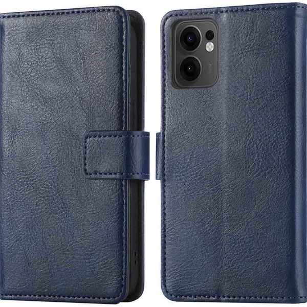 Imoshion Custodia Per Cellulare Per Oppo Reno 13 - Flip Cover Bookcase Flip - Blu Scuro-image