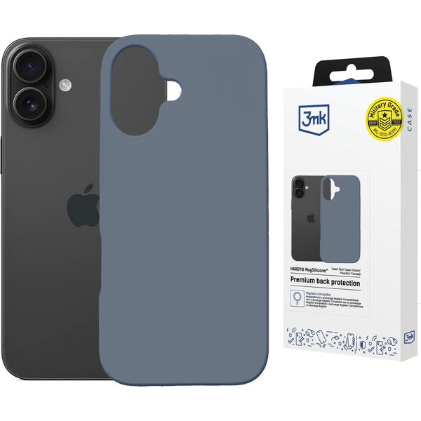 Apple Iphone 16 - 3Mk Hardy Magsilicone Ultramarine-image