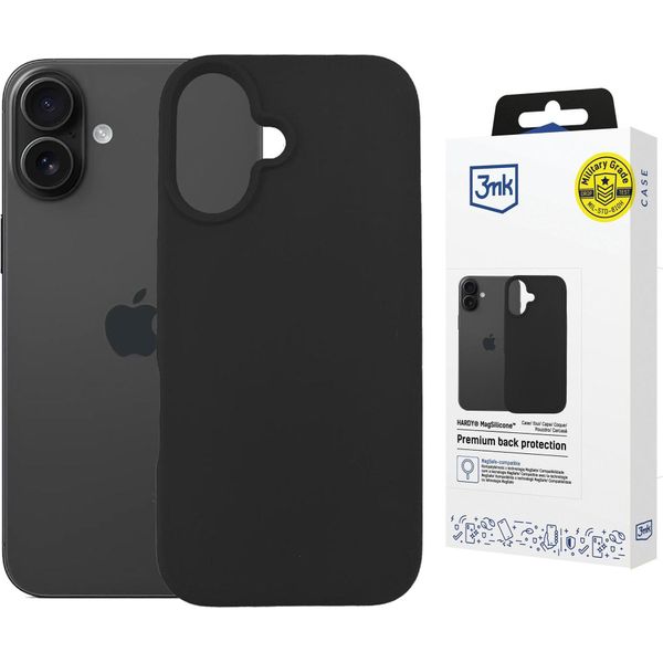Apple Iphone 16 - 3Mk Hardy Magsilicone Grafite-image