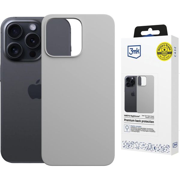 Apple Iphone 16 Pro - 3Mk Hardy Magsilicone Natural Titanium-image