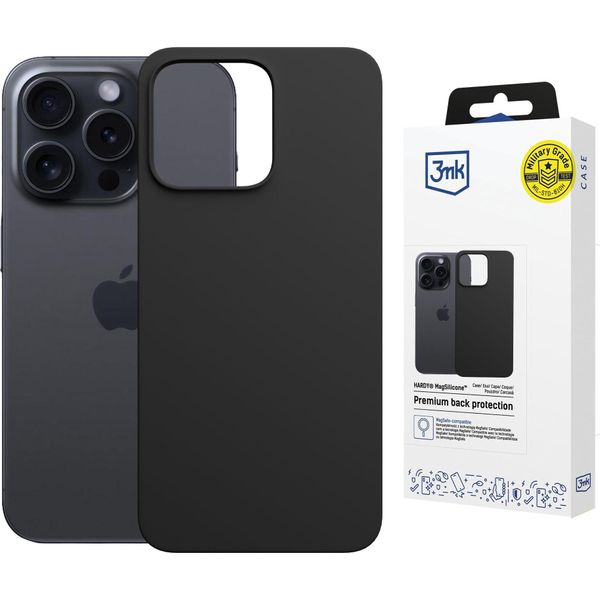Apple Iphone 16 Pro Max - 3Mk Hardy Magsilicone Grafite-image