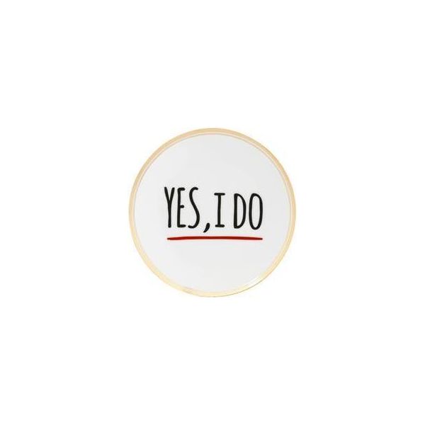 Bitossi Piatto 17Cm "Yes I Do"""-image