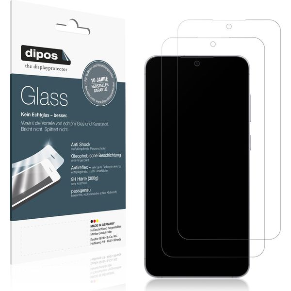 2X Pellicola Protettiva Per Samsung Galaxy S25 Fe Protezione Opaco Vetro Flessibile 9H Dipos-image