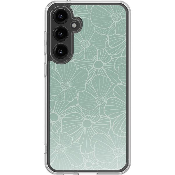 Samsung Galaxy S25 Fe Cover - Silicone - Imoshion Custodia Morbida/Copertura Posteriore - Verde-image