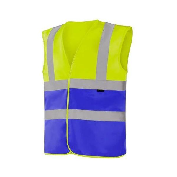 Saarbrucken Gilet Hi-Vis Giallo/Blu Taglia: 4XL-image