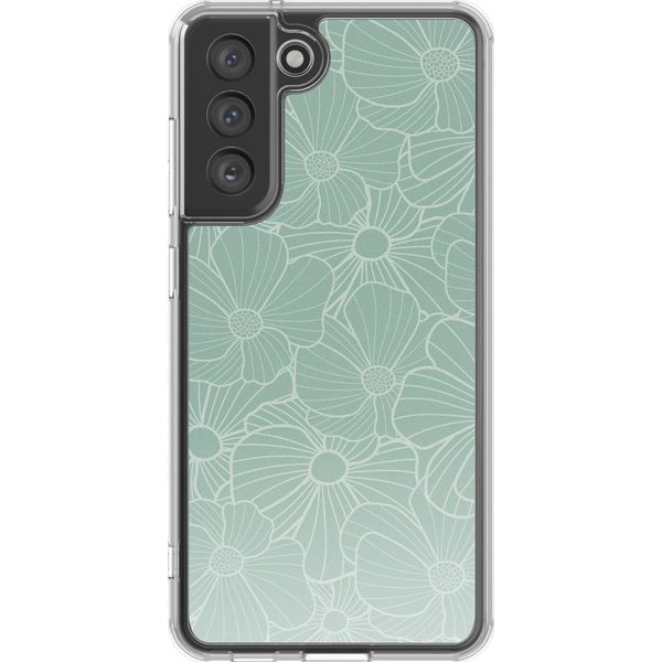 Samsung Galaxy S21 Fe Sleeve - Silicone - Imoshion Custodia Morbida/Copertura Posteriore - Verde-image