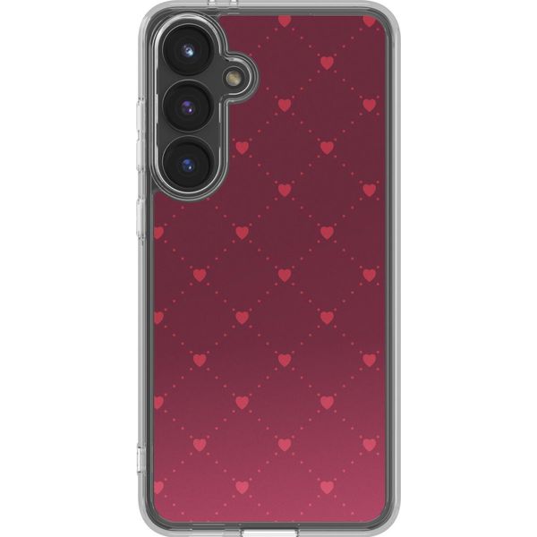 Samsung Galaxy S24 Fe Cover - Silicone - Imoshion Custodia Morbida/Copertura Posteriore - Rosso-image
