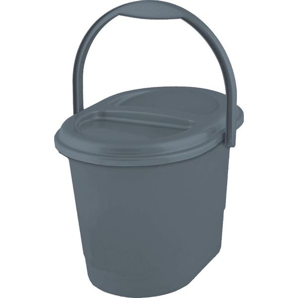 Keeeper 1180413800000 Keeeperabfalleimer Elsa, 13 Liter, Eco-Grey-image