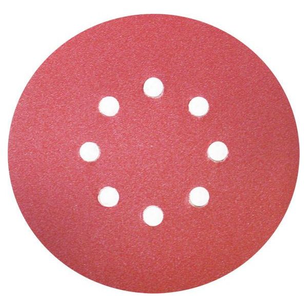 10X Fogli Abrasivi Per Levigatrice Ø 150 Mm 8-Fori Grana 40-image
