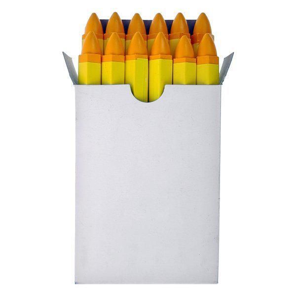 Gesso Per Pneumatici Gesso Per Grassi Gesso Per Pneumatici Gesso Per Marcature Giallo 12 Pz.-image