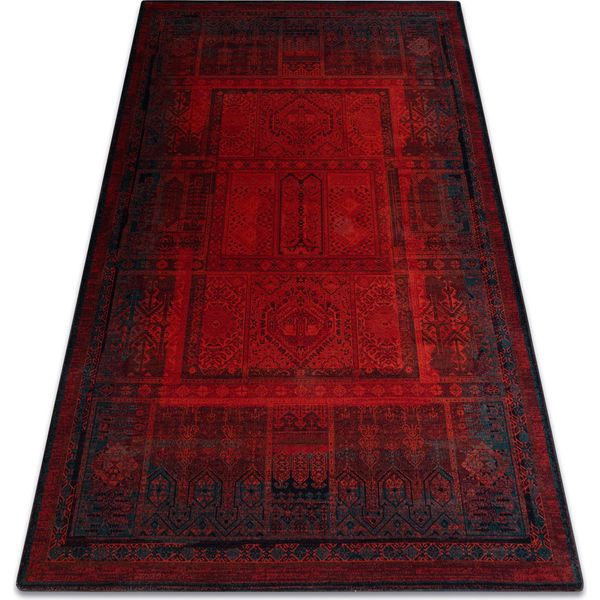 Tappeto Di Lana Superior Nakbar Premium Orientale Rubino Rosso 235X350 Cm-image