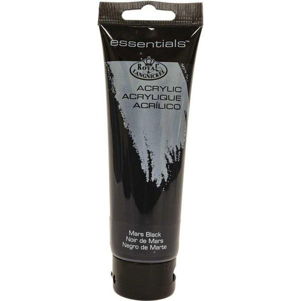 Royal & Langnickel Essentials Acrylfarbe, 120 Ml, Nero Di Marte-image