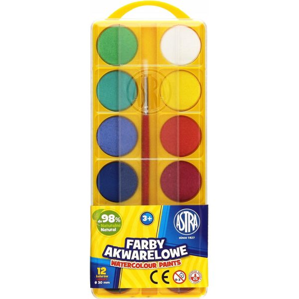 Farby 12 Akwarele Astra Fi30-image