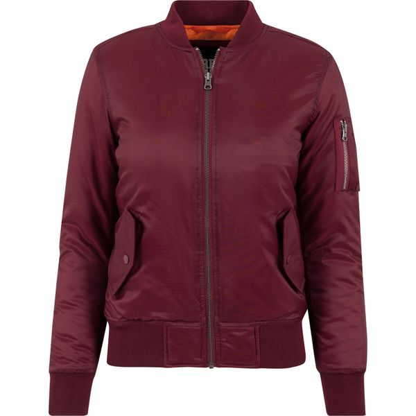 Urban Classics - Giacca Bomber Donna Basic Bordeaux - Xs-image