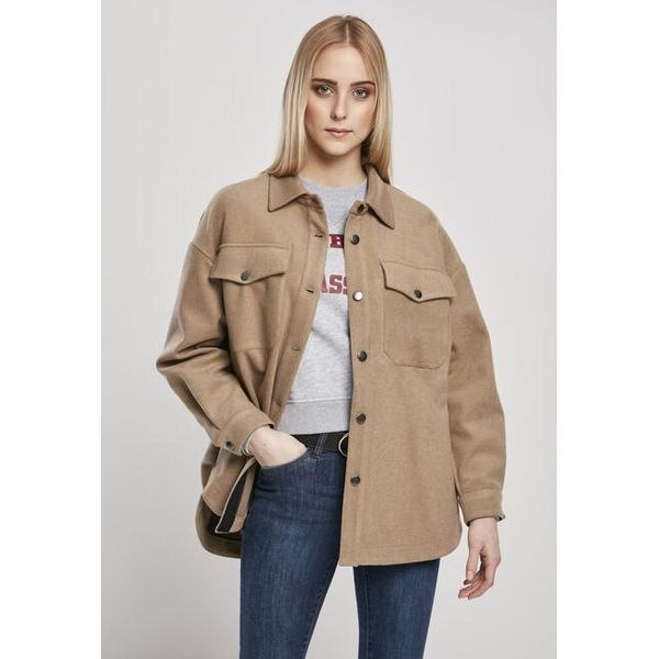 Urban Classics Donna - Camicia Classica Oversize Jacke - L-image