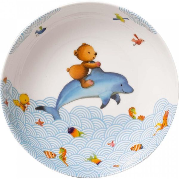 Villeroy & Boch Kinder Suppenteller Felice-Fame Come Un Orso : Felice Come Un Orso Motiv: Felice Come Un Orso-image