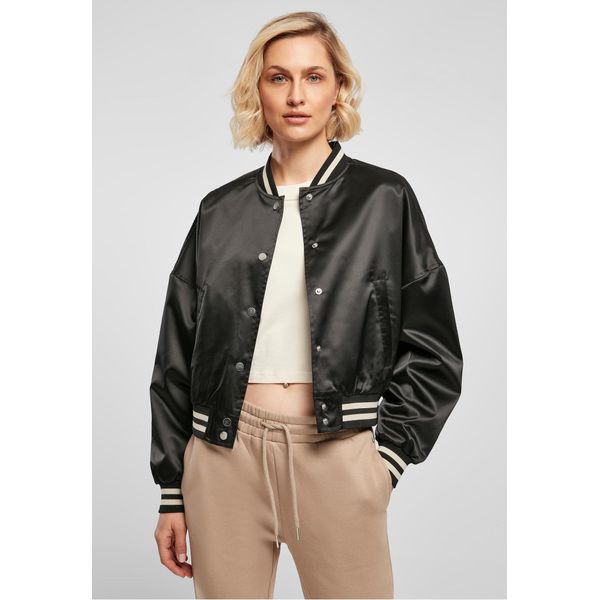 Urban Classics Donna - Giacca College Oversize In Raso - L-image
